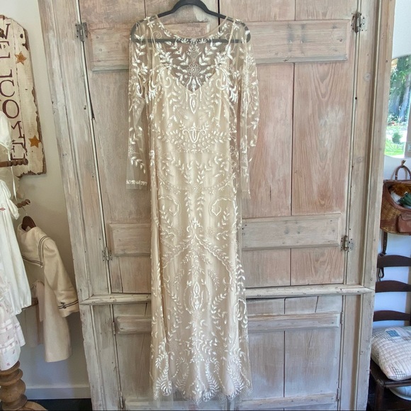 Bhldn Beyond The Sea Wedding Gown Dress 